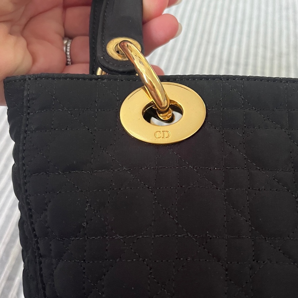 Christian Dior nylon lady Dior handbag in EUC - Picture 4 of 17